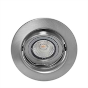 Cliquez sur l’image pour voir les détails du produit :Master LED GU10 acier brossé Dimmable orientable