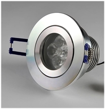 Platine Ronde Orientable Aluminium Satiné  : cliquez sur l’image pour voir les détails du produit